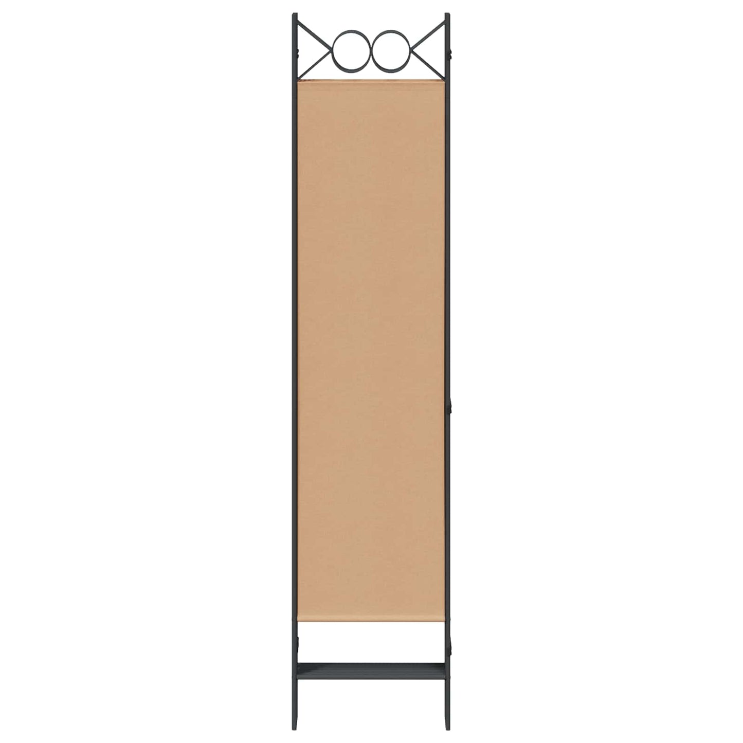 6-Panel Room Divider Beige 240 x 180 cm Fabric