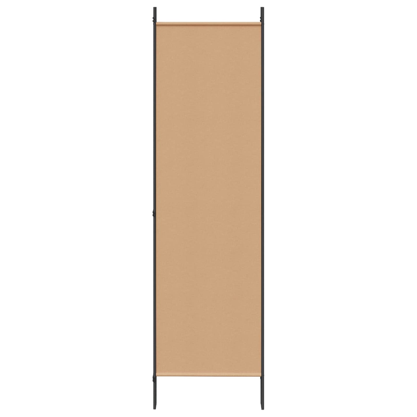5-Panel Room Divider Beige 250 x 180 cm Fabric