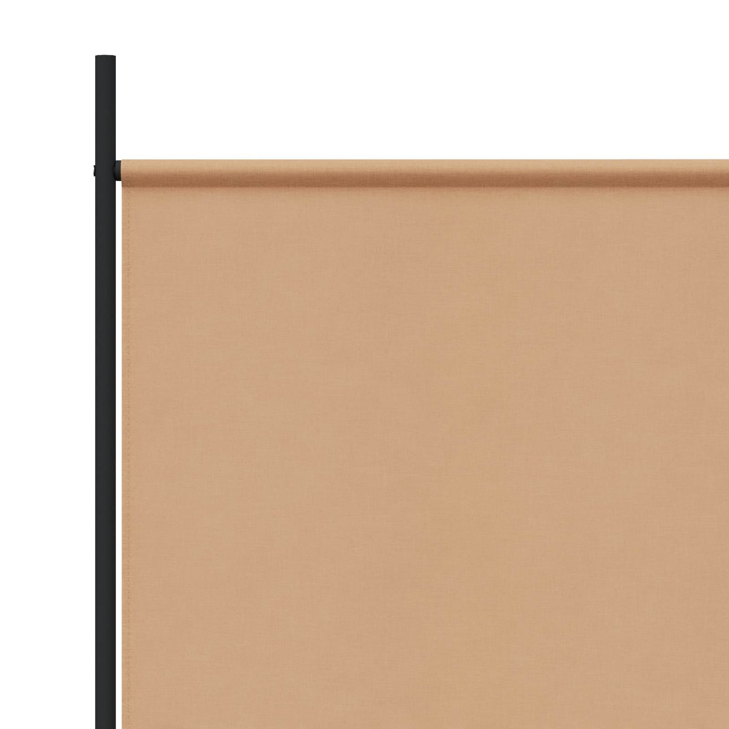 Single Panel Room Divider Beige 175 x 180 cm Fabric
