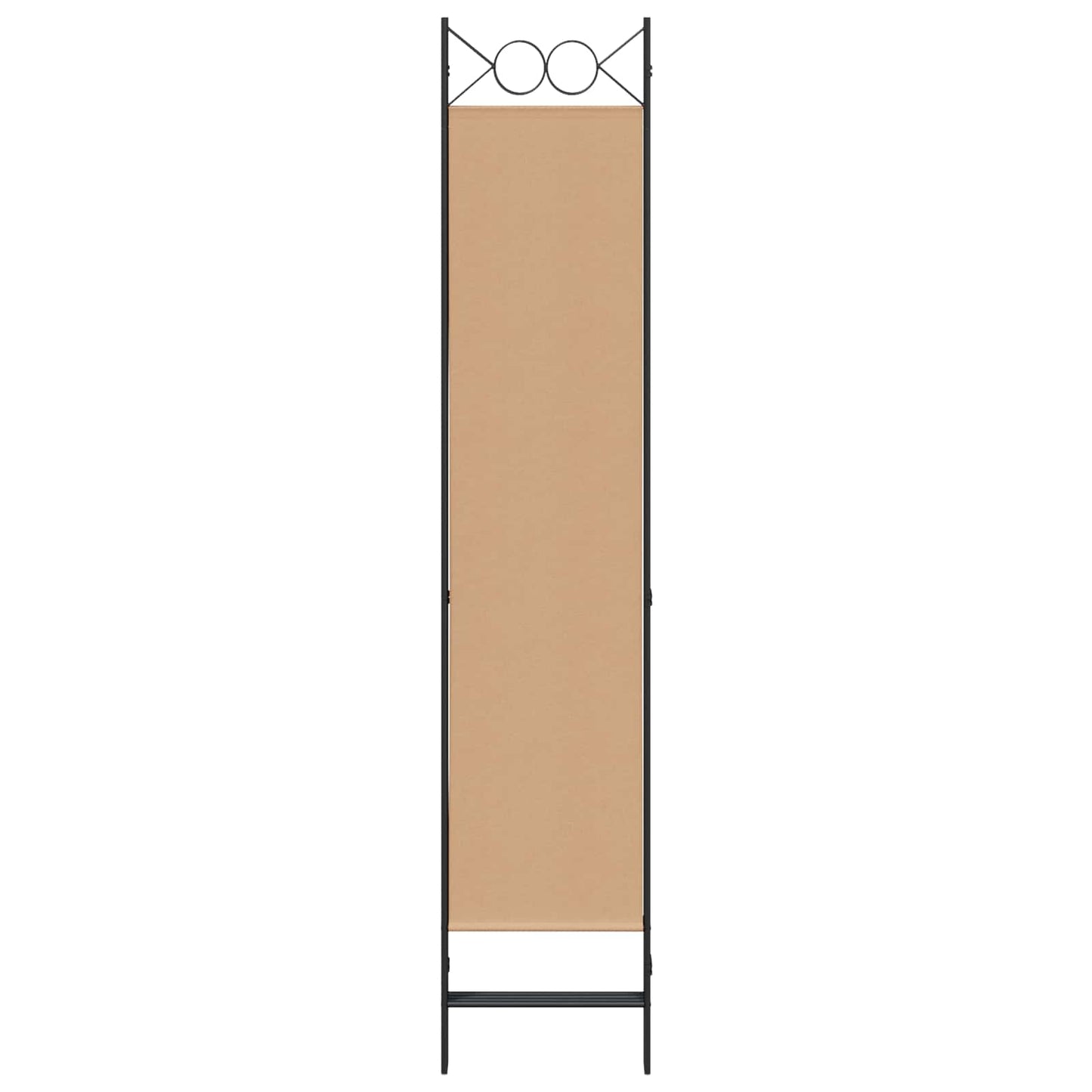 Room Divider Beige 160 x 200 cm Fabric