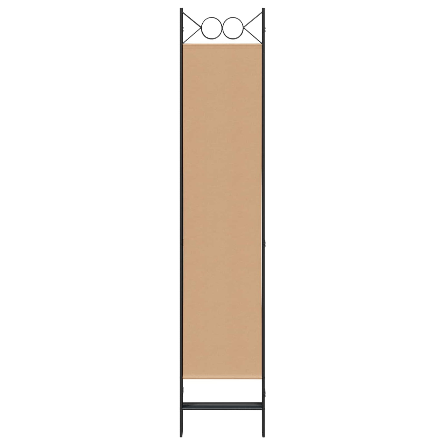 Room Divider Beige 200 x 200 cm Fabric