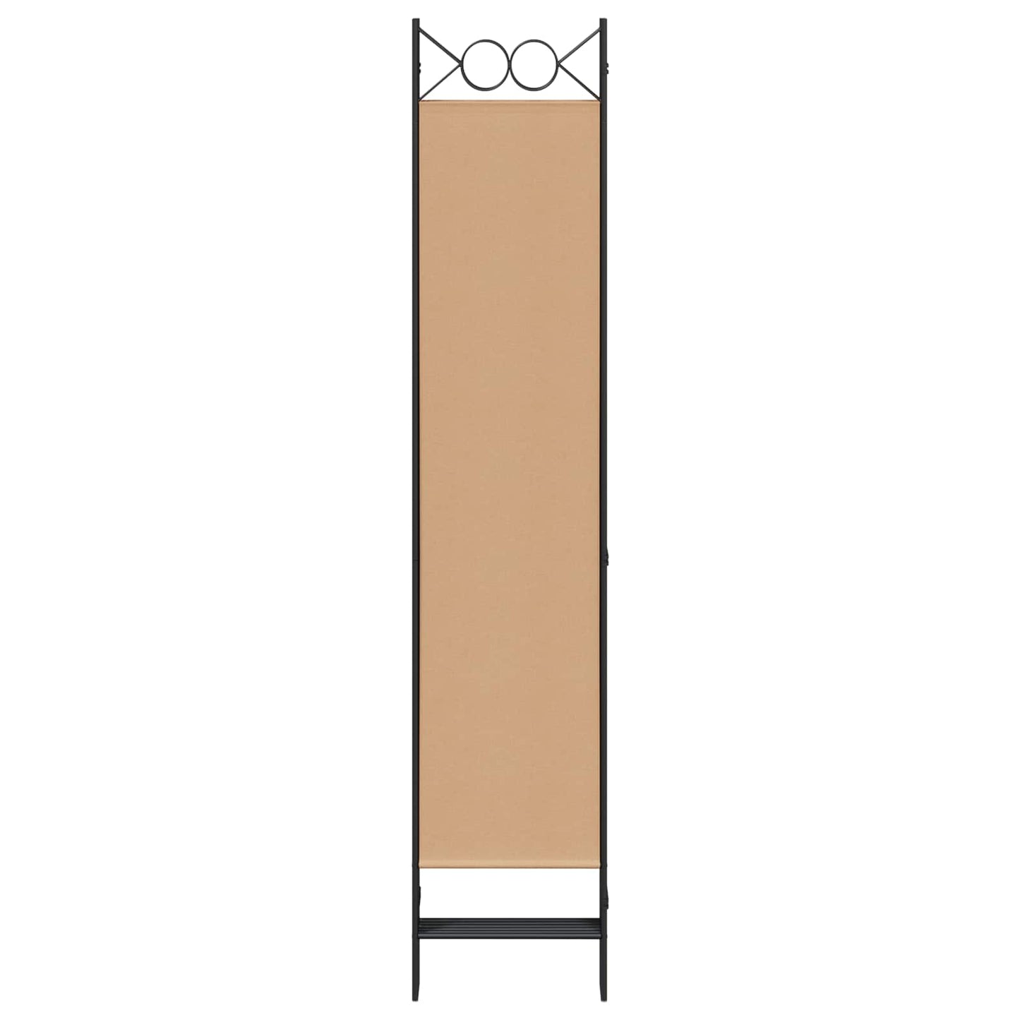 6-Panel Room Divider Beige 240 x 200 cm Fabric