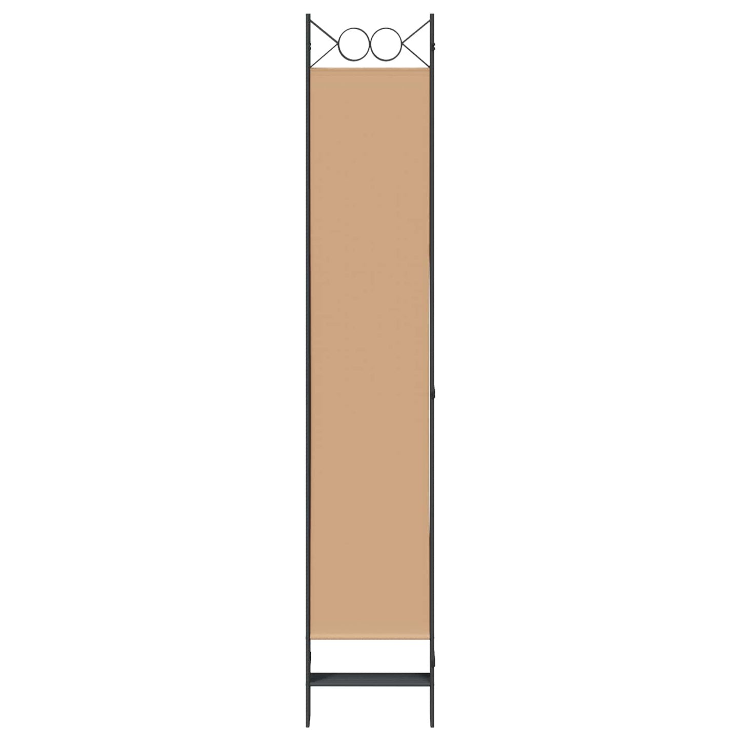 6-Panel Room Divider Beige 240 x 220 cm Fabric