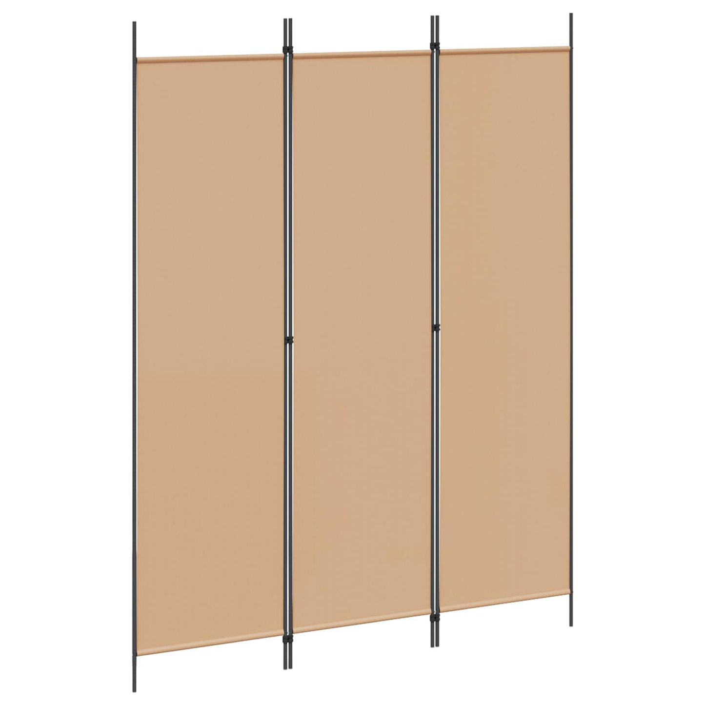 Room Divider Beige 150 x 200 cm Fabric