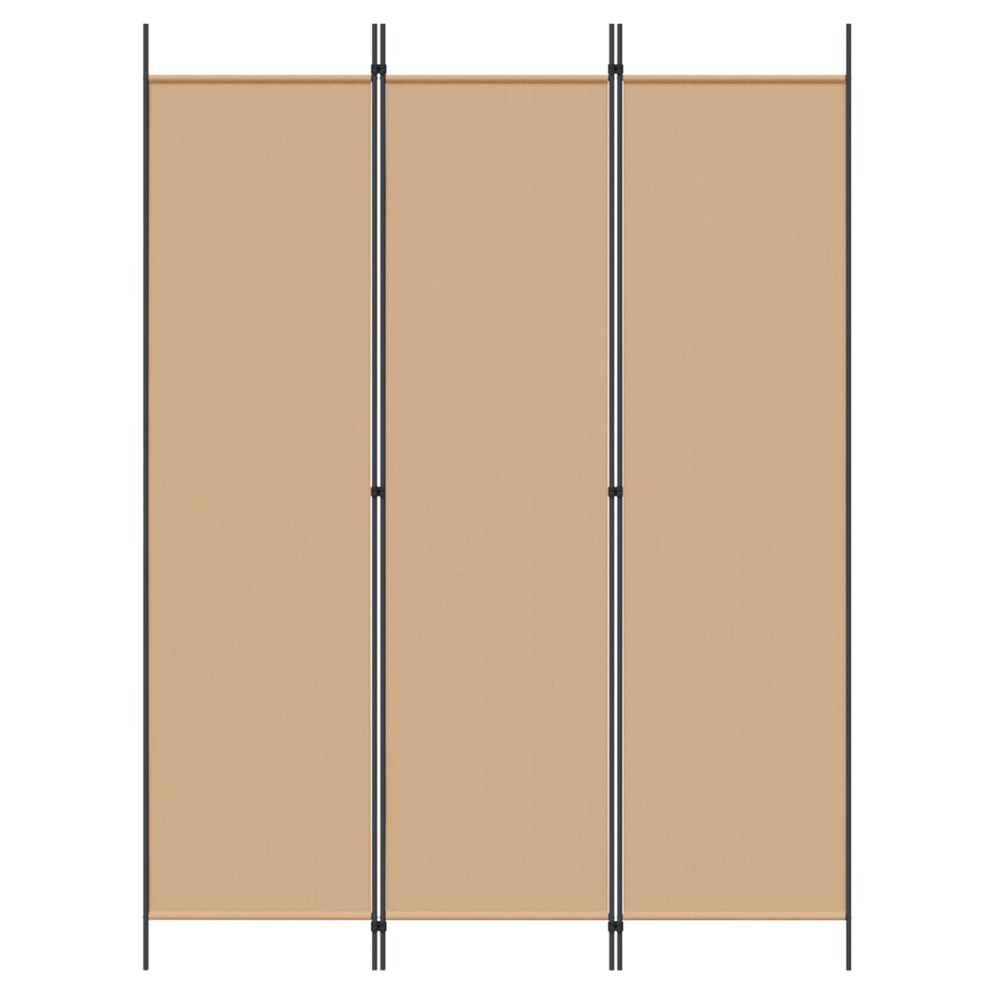 Room Divider Beige 150 x 200 cm Fabric