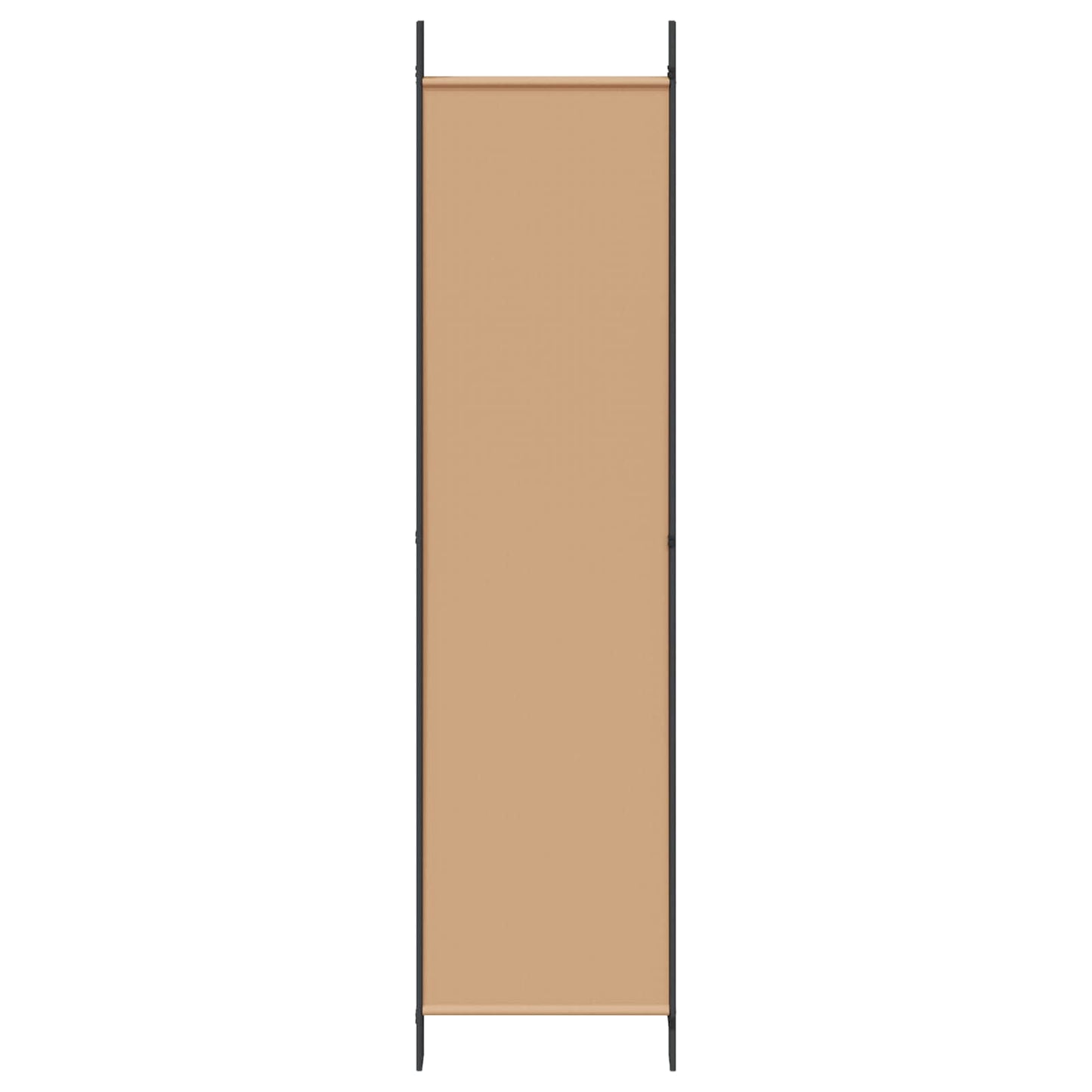 Room Divider Beige 250 x 200 cm Fabric