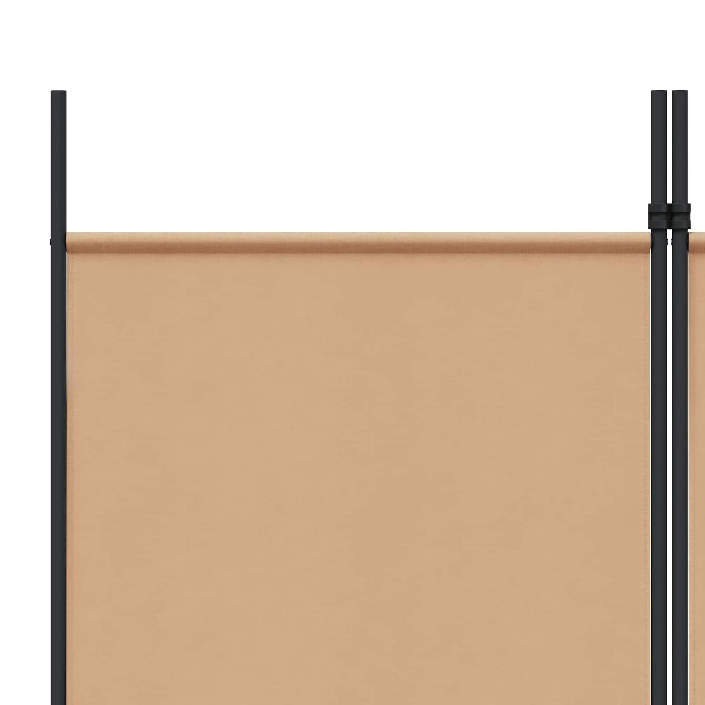 Room Divider Beige 150 x 220 cm Fabric