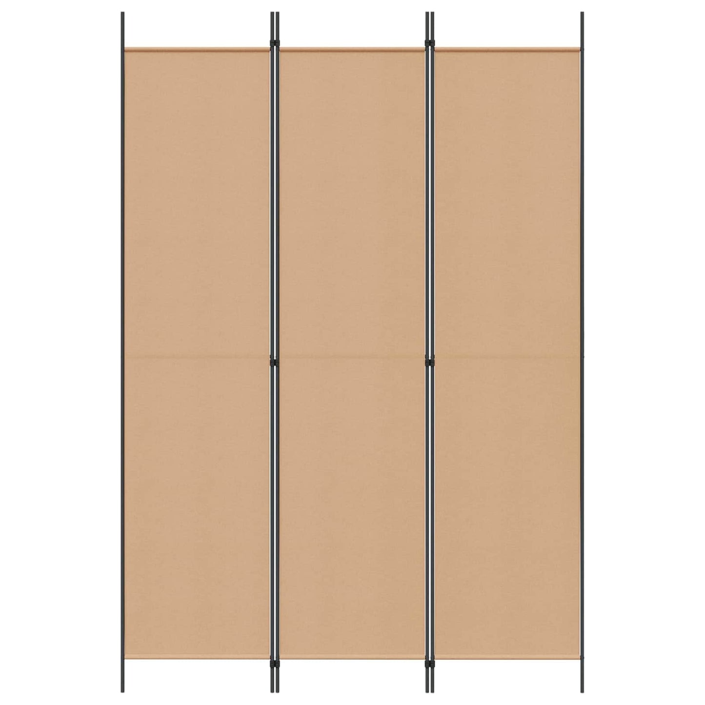 Room Divider Beige 150 x 220 cm Fabric