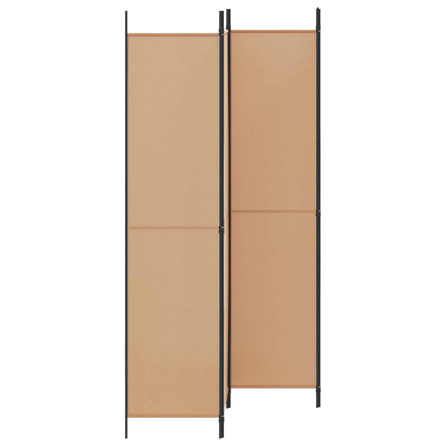 Room Divider Beige 200 x 220 cm Fabric