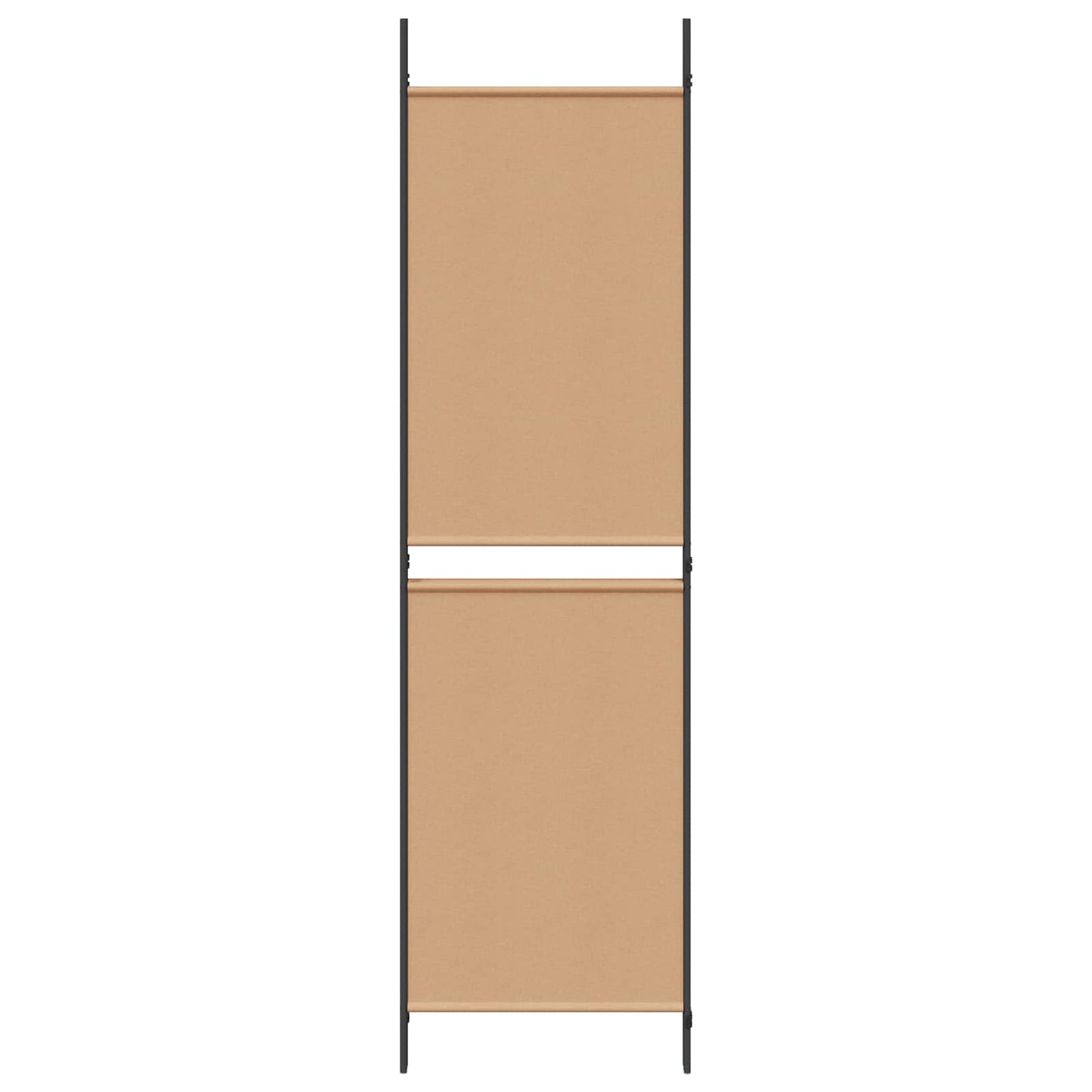 3-Panel Room Divider Beige 150 x 180 cm Fabric