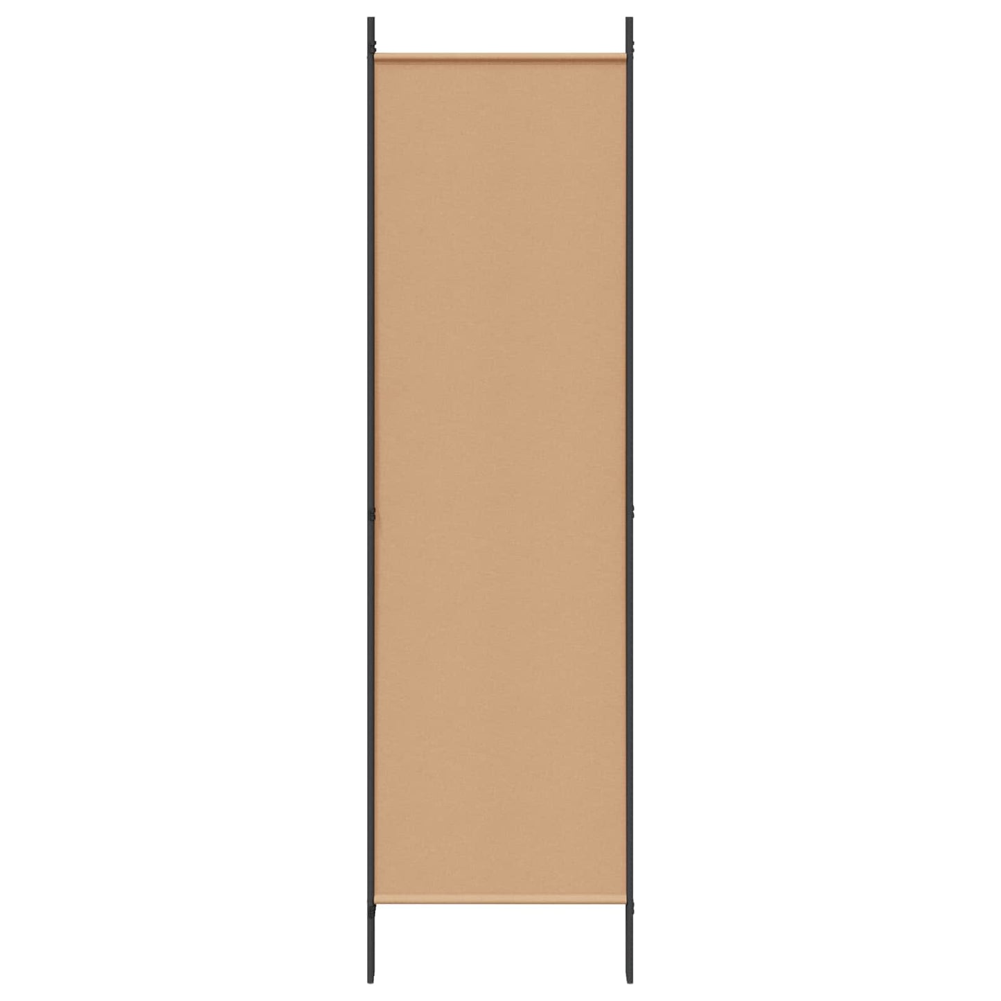 4-Panel Room Divider Beige 200 x 200 cm Fabric