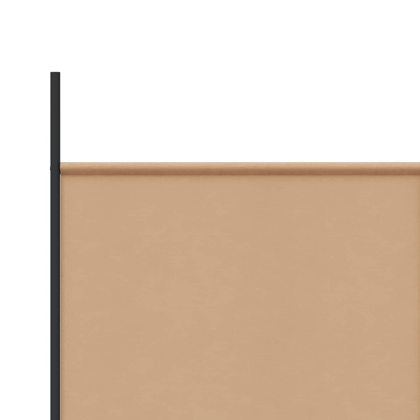 5-Panel Room Divider Beige 250 x 200 cm Fabric