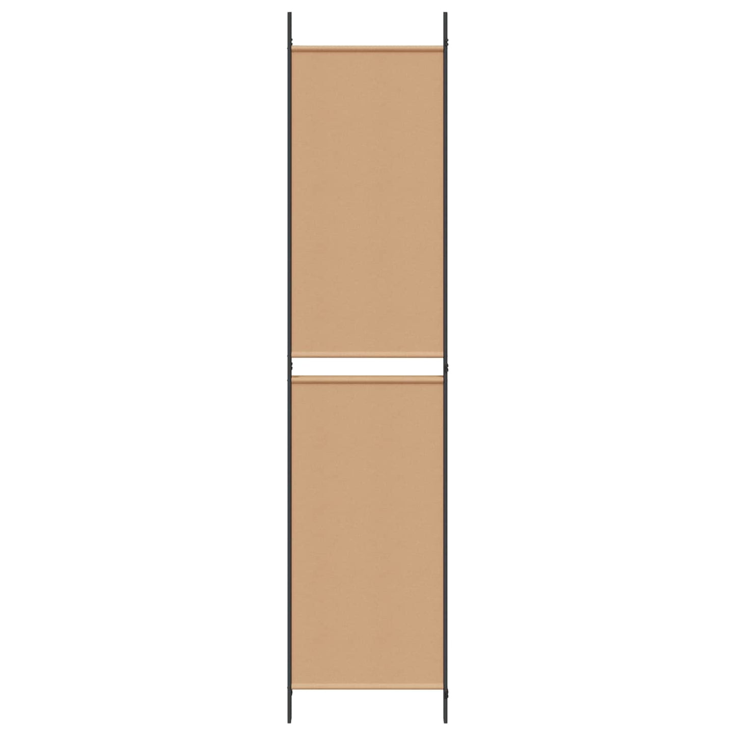 3-Panel Room Divider Beige 150 x 220 cm Fabric