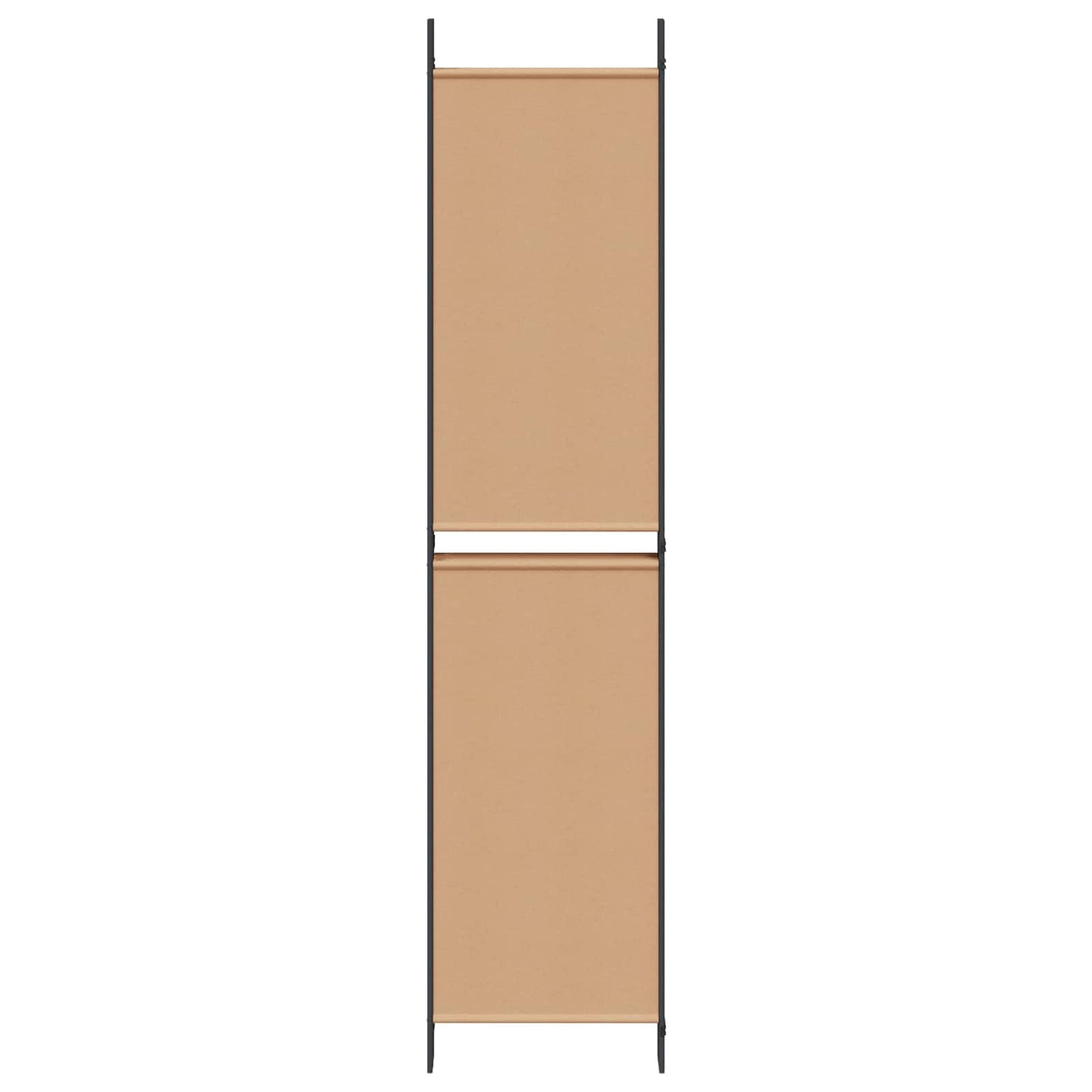 6-Panel Room Divider Beige 300 x 220 cm Fabric
