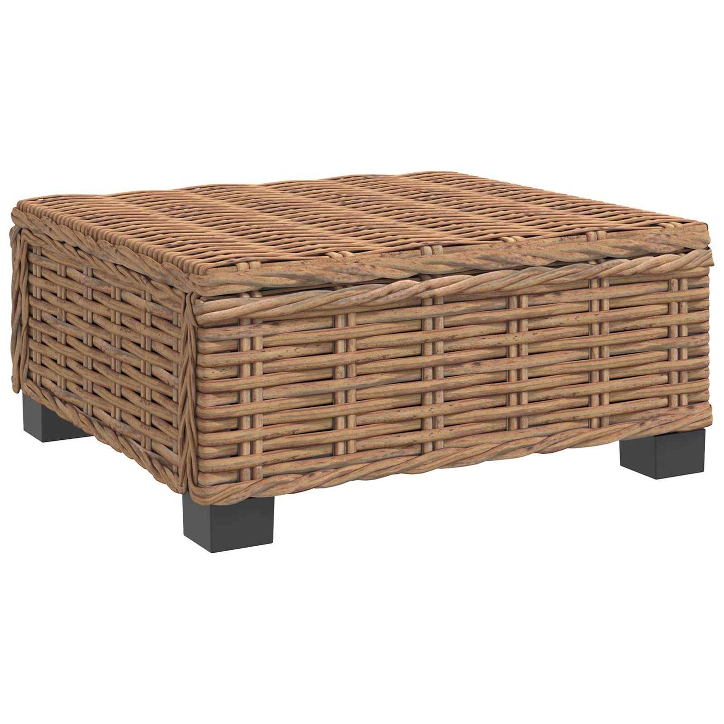 4 pcs Rattan Lounge Set with Cushions GENDT Natural Rattan