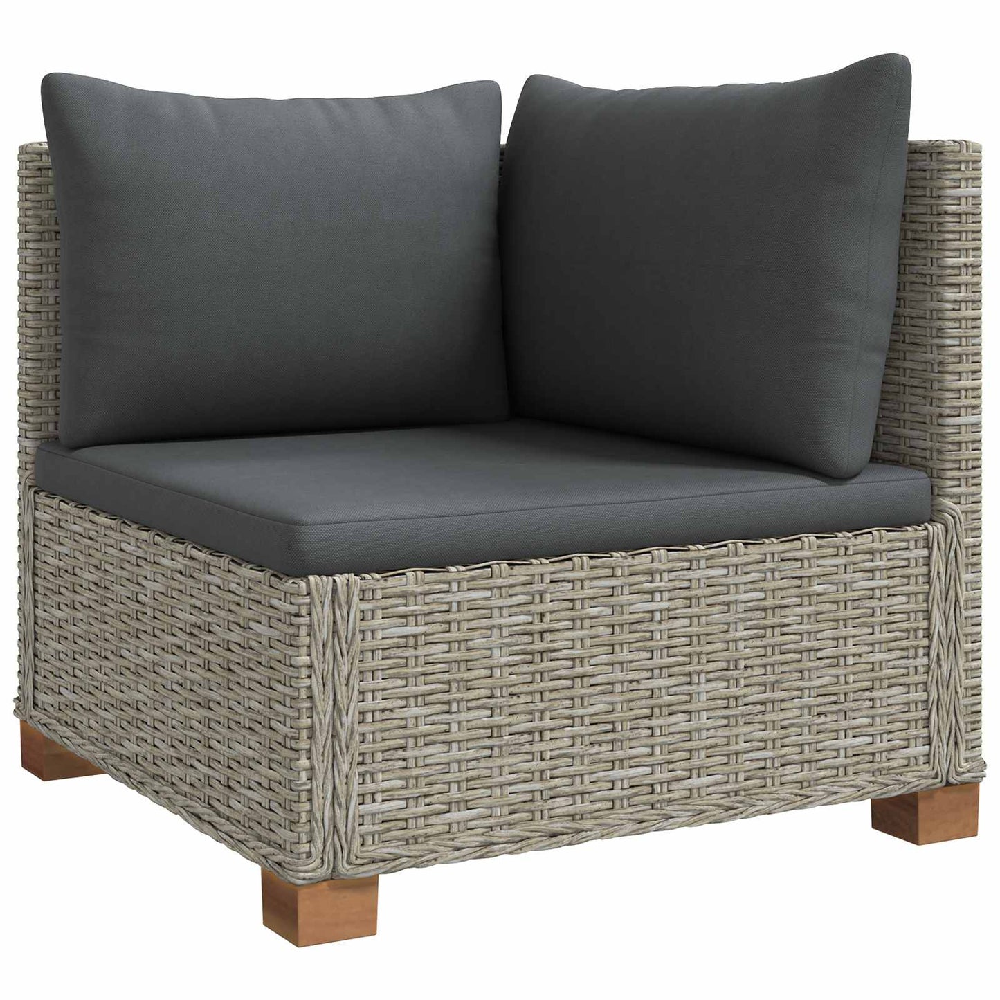 8 pcs Rattan Lounge Set with Cushions GENDT Natural Rattan