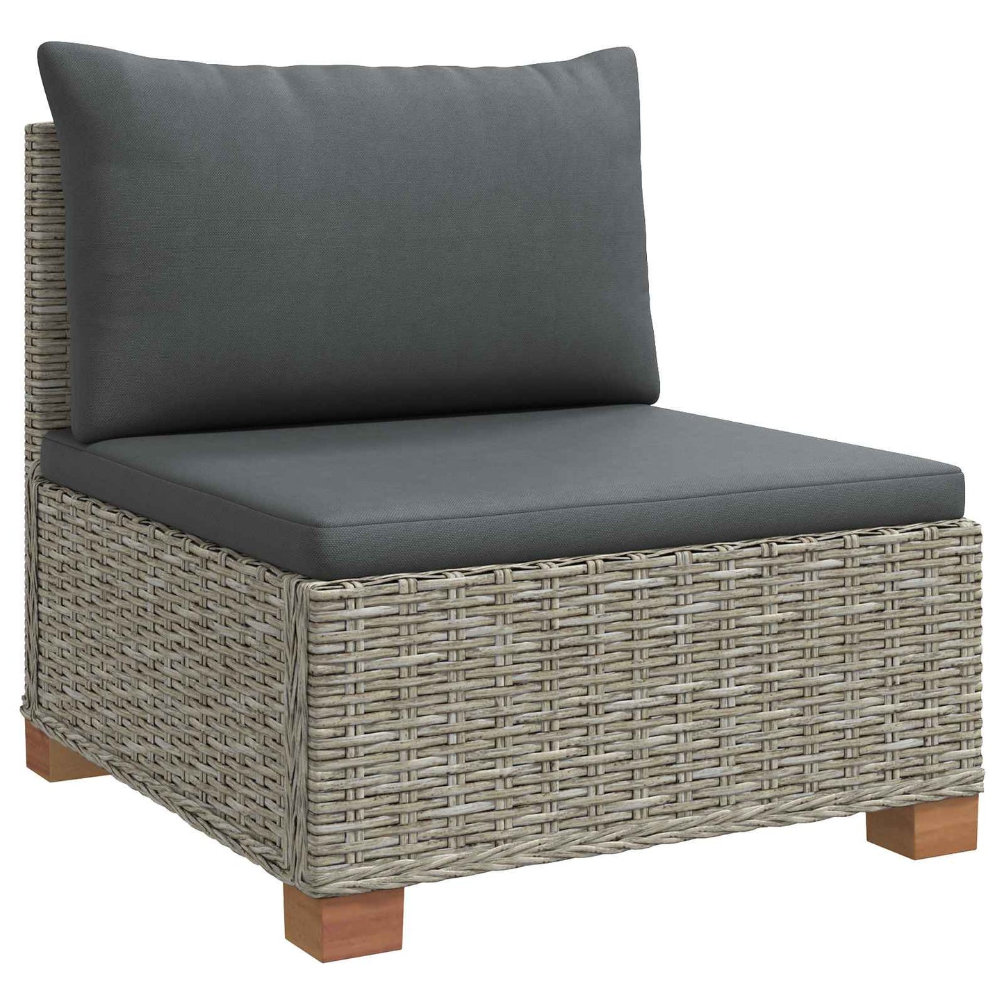 9 pcs Rattan Lounge Set with Cushions GENDT Natural Rattan