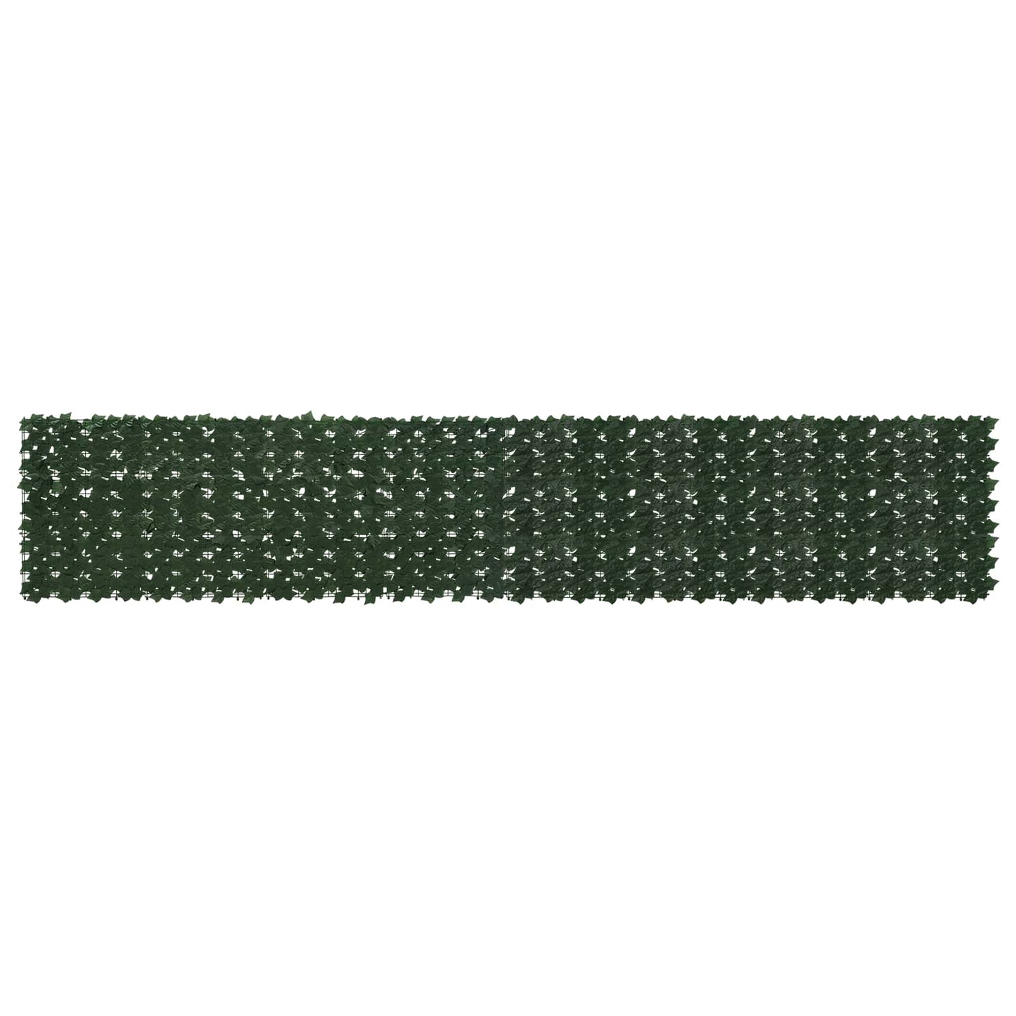 Balcony Screen with Leaves Dark Green 400 x 75 cm