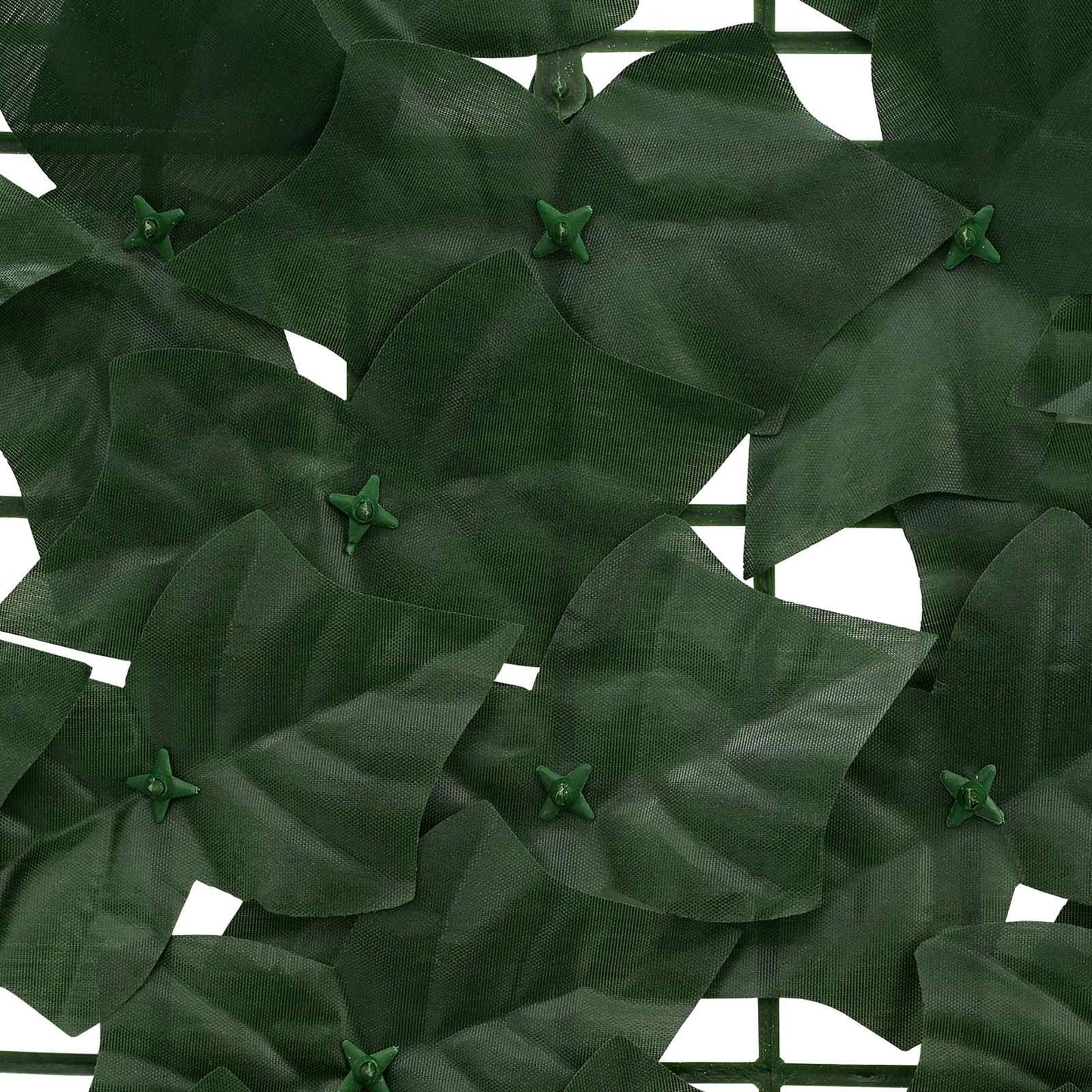 Balcony Screen with Leaves Dark Green 300 x 100 cm