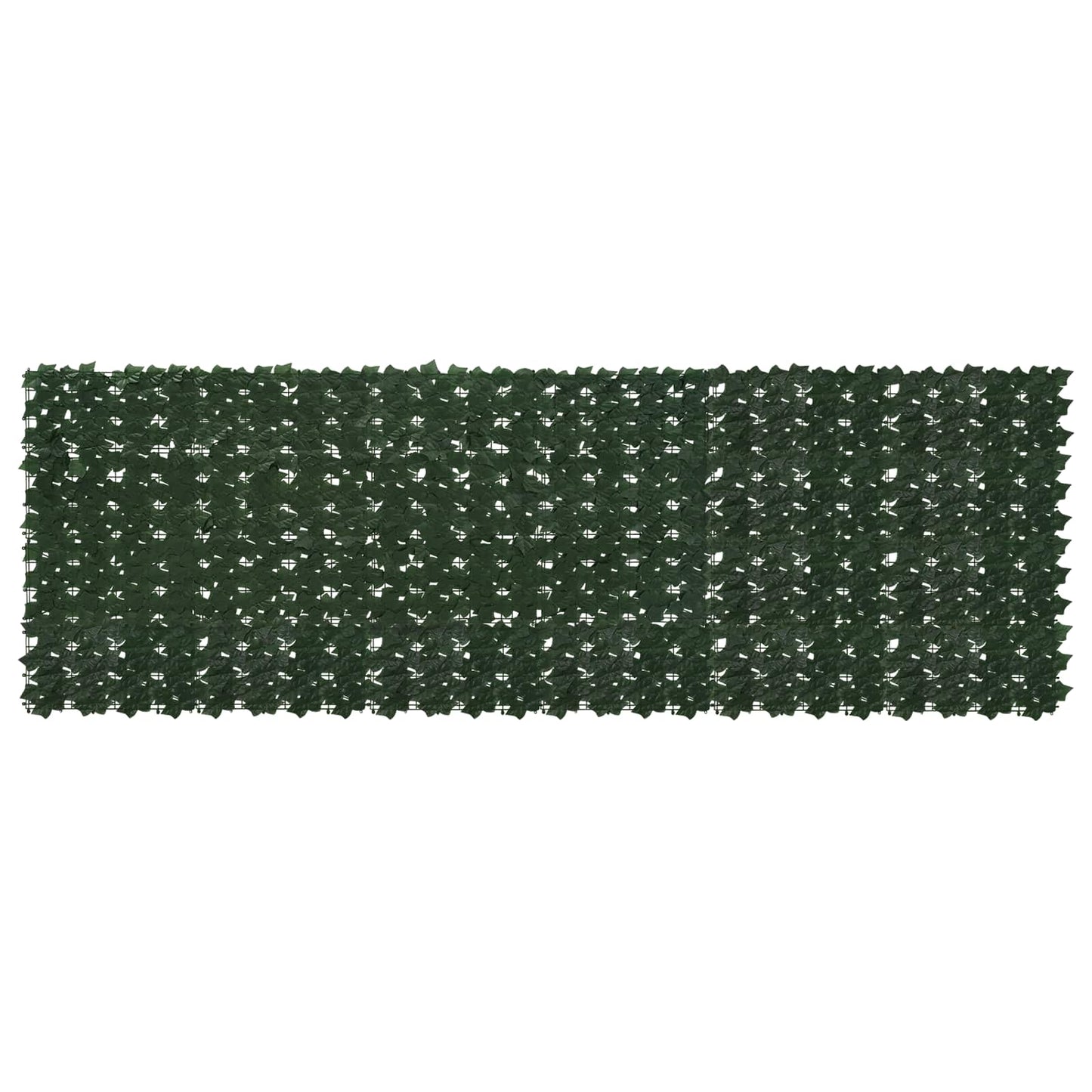 Balcony Screen with Leaves Dark Green 300 x 100 cm