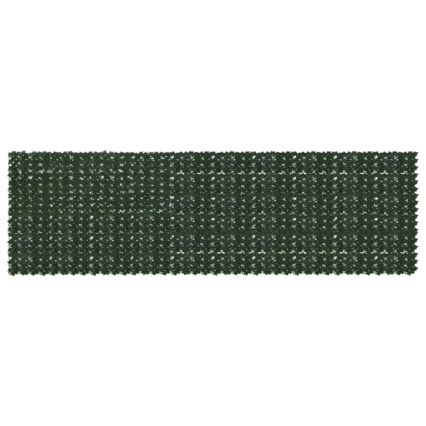 Balcony Screen with Leaves Dark Green 500 x 150 cm