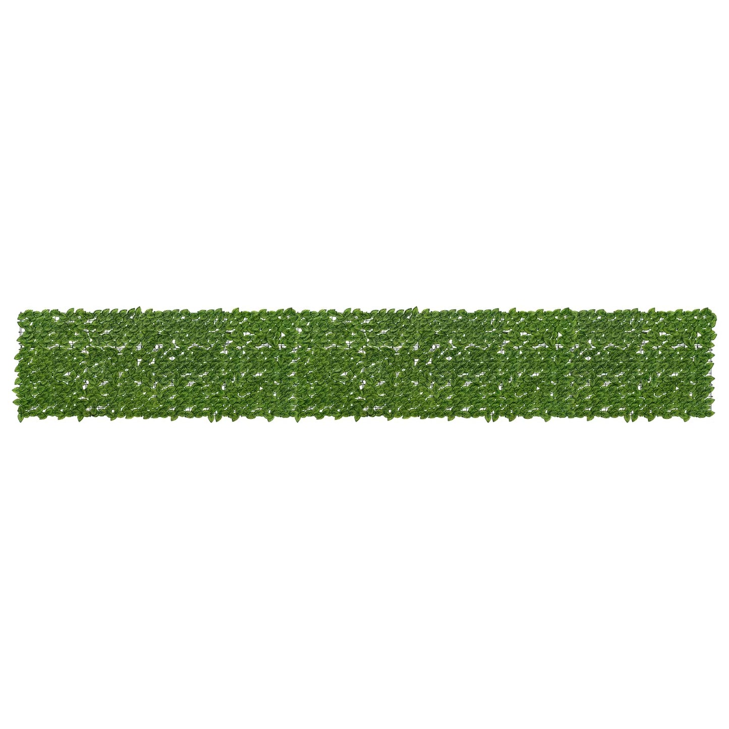 Balcony Screen with Leaves Green and Yellow 500 x 75 cm