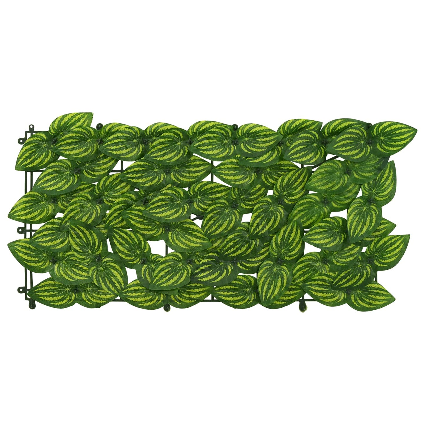 Balcony Screen with Leaves Green and Yellow 300 x 100 cm