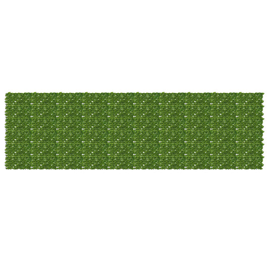 Balcony Screen with Leaves Green and Yellow 500 x 150 cm