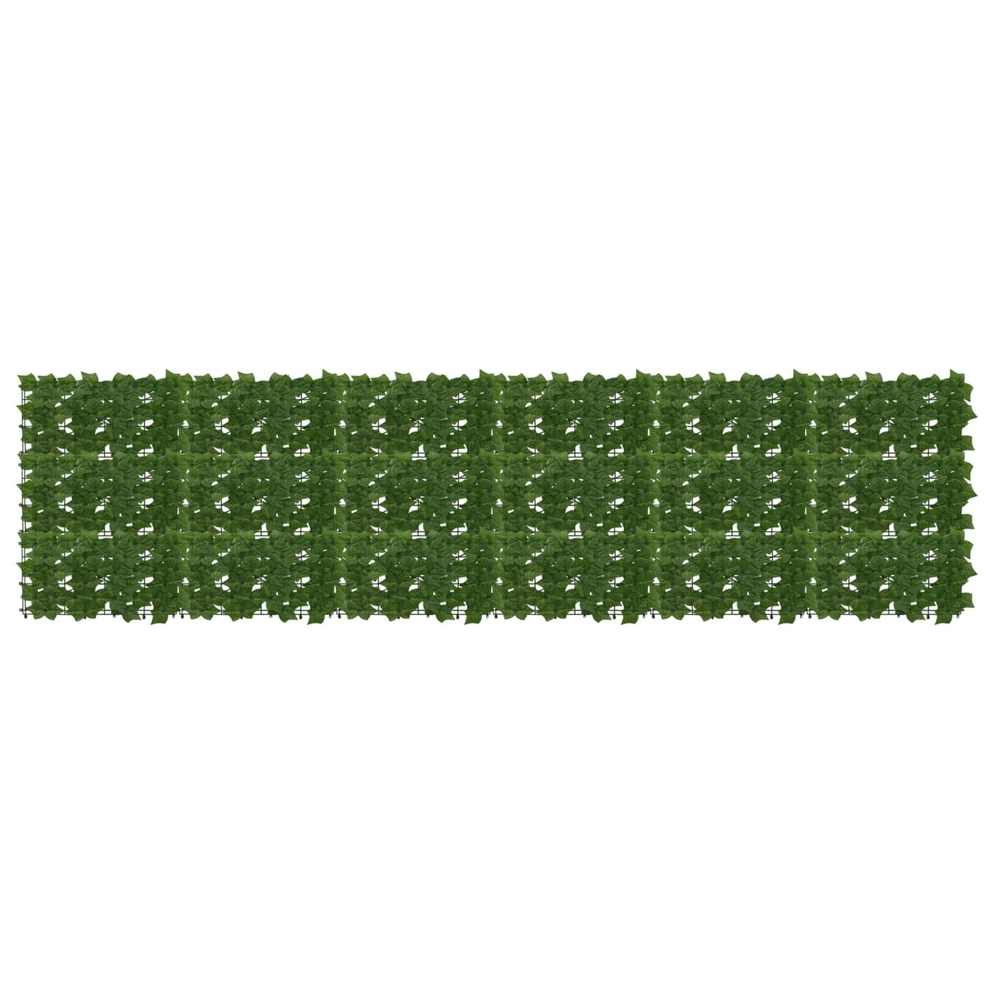 Balcony Screen with Leaves Green 300 x 75 cm