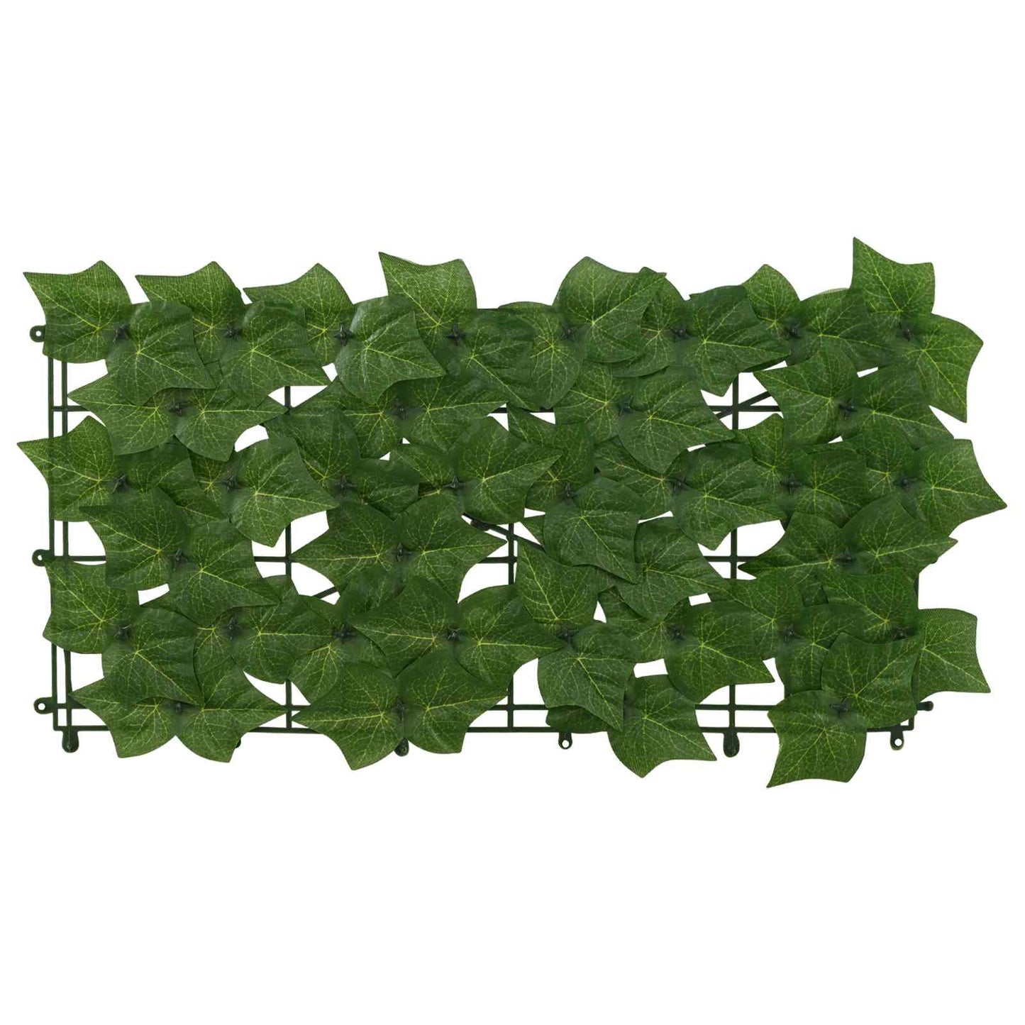 Balcony Screen with Leaves Green 500 x 100 cm