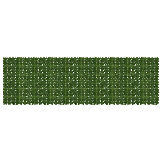 Balcony Screen with Leaves Green 500 x 150 cm