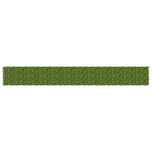 Balcony Screen with Leaves Green and Yellow 600 x 75 cm