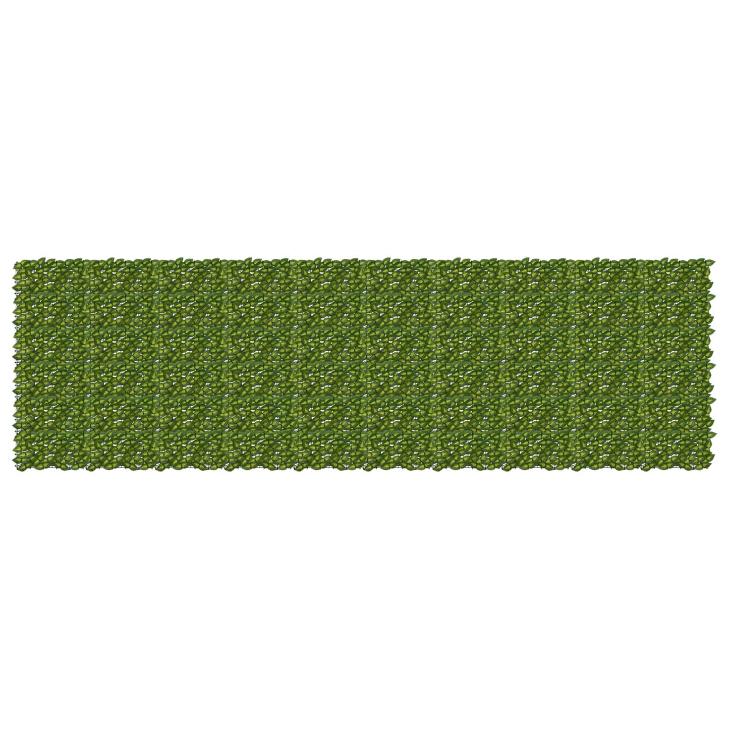 Balcony Screen with Leaves Green and Yellow 500 x 150 cm