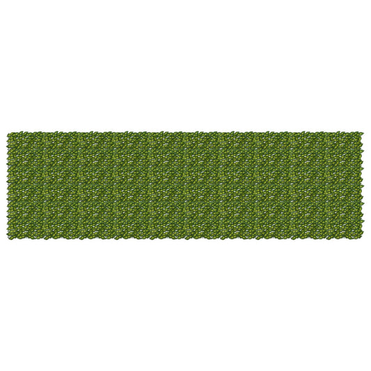 Balcony Screen with Leaves Green and Yellow 500 x 150 cm