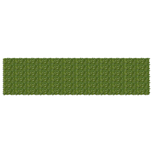 Balcony Screen with Leaves Green and Yellow 600 x 150 cm