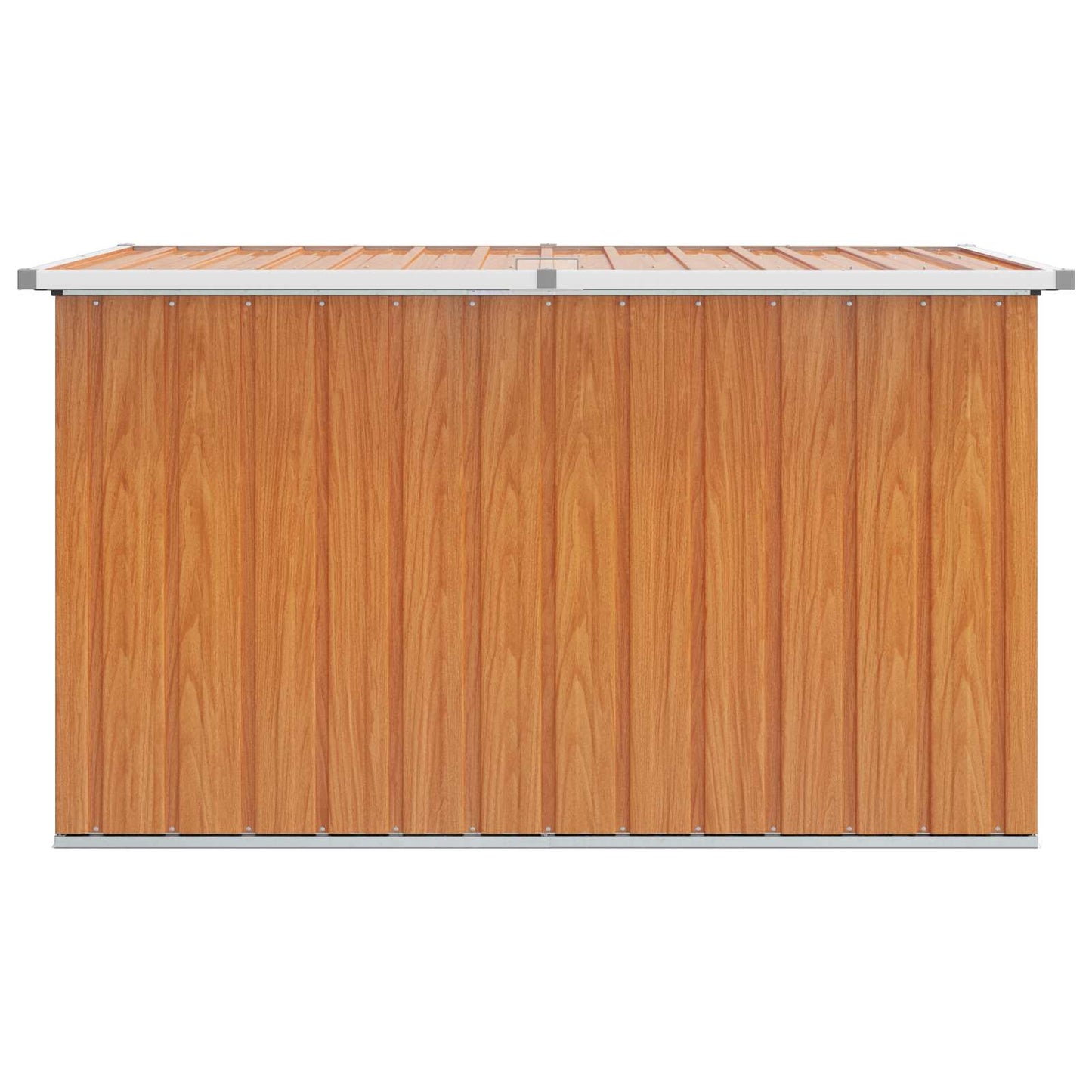 Outdoor Storage Box Galvanised Steel 150 x 101 x 91 cm Wood