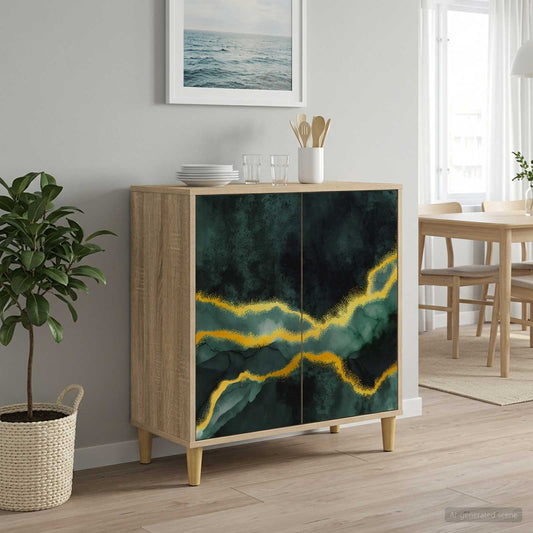 Sideboard WIJHE Sonoma 69 x 33 x 75 cm Engineered Wood