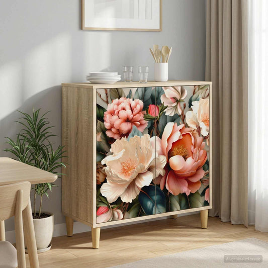 Sideboard BORNE Sonoma 69 x 33 x 75 cm Engineered Wood