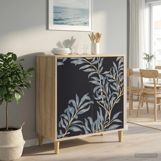 Sideboard DOKKUM Sonoma 69 x 33 x 75 cm Engineered Wood