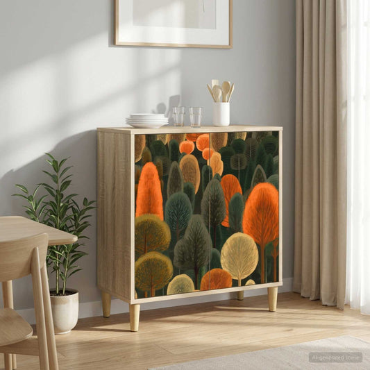 Sideboard ZAANDAM Sonoma 69 x 33 x 75 cm Engineered Wood