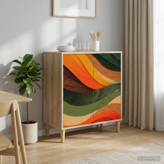 Sideboard BONN Sonoma 69 x 33 x 75 cm Engineered Wood