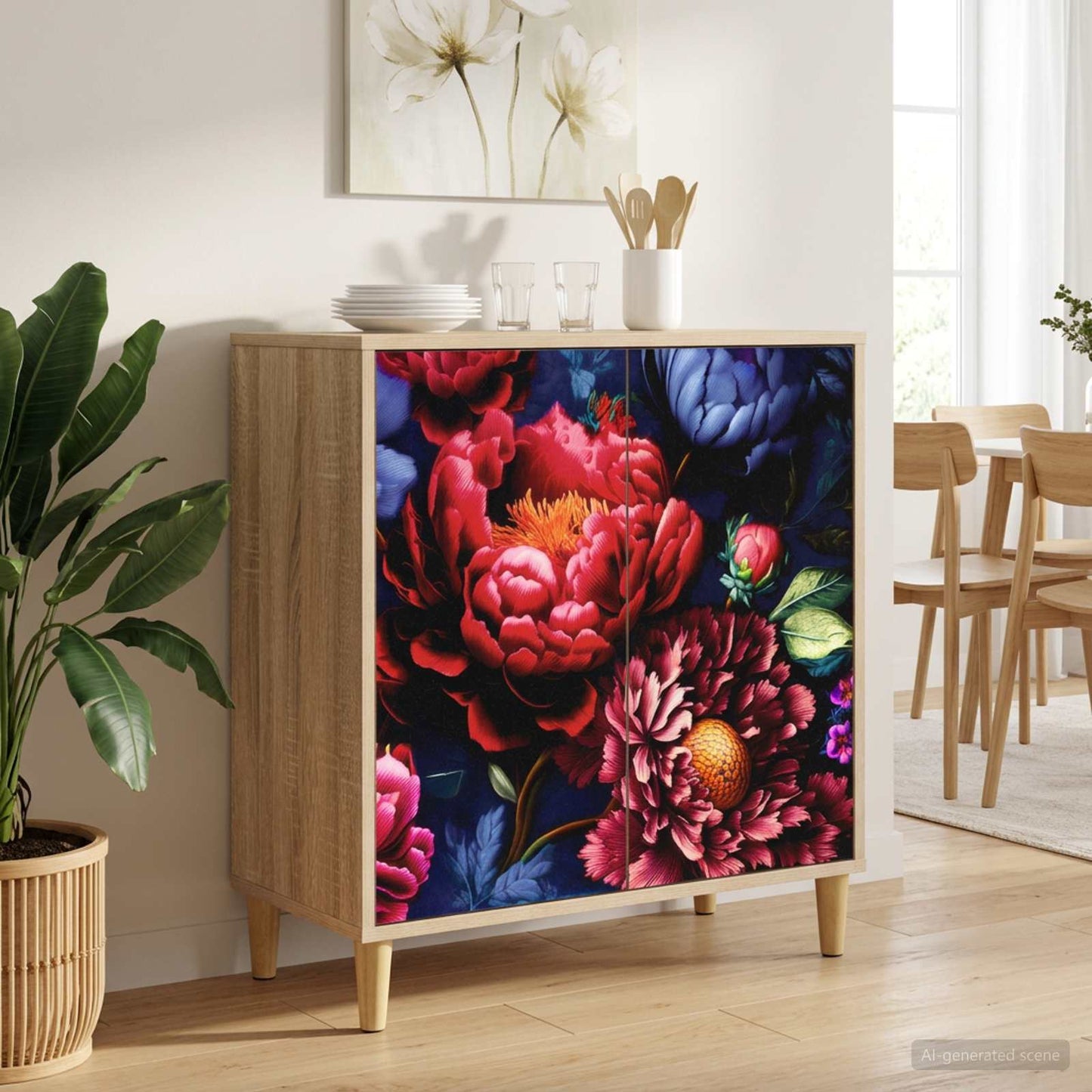 Sideboard KIEL Sonoma 69 x 33 x 75 cm Engineered Wood
