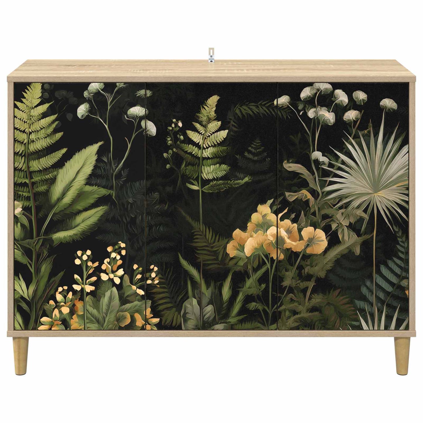 Sideboard RHENEN Sonoma 102 x 33 x 75 cm Engineered Wood