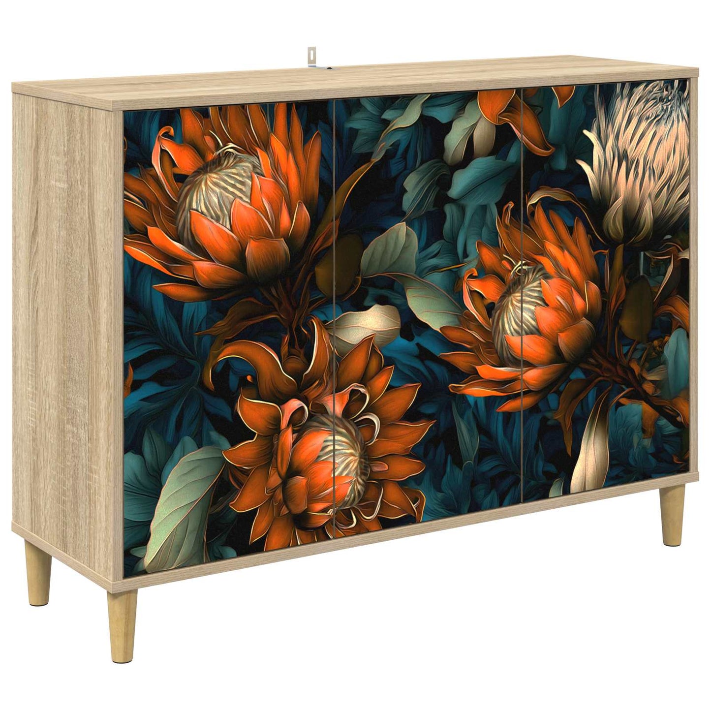 Sideboard LOCHEM Sonoma 102 x 33 x 75 cm Engineered Wood