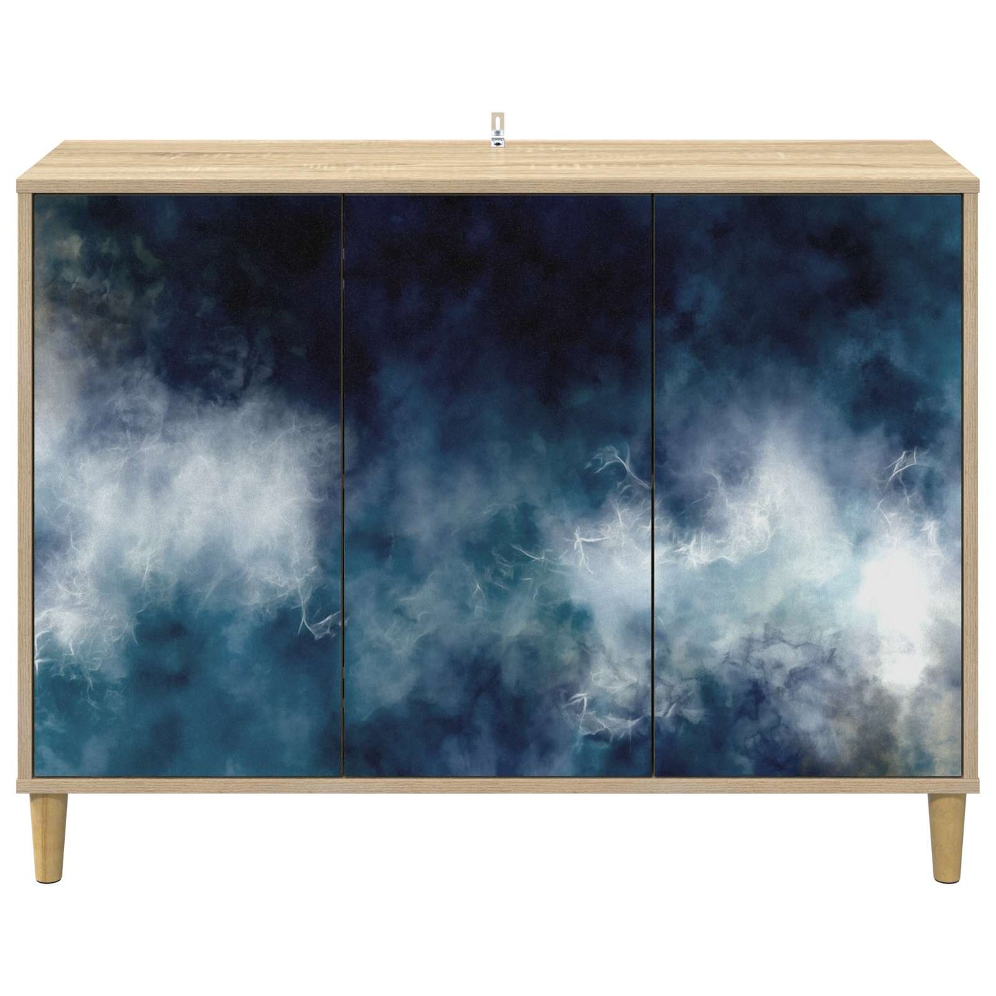 Sideboard RAALTE Sonoma 102 x 33 x 75 cm Engineered Wood
