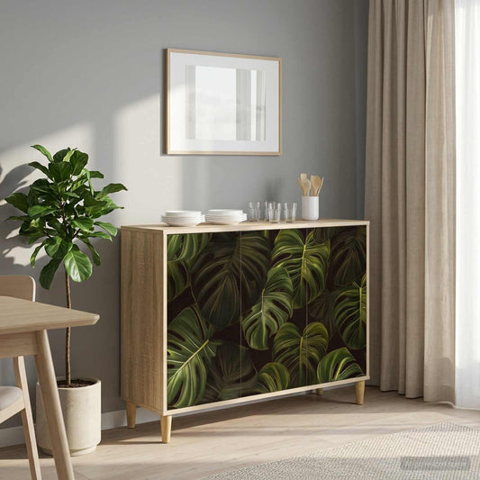 Sideboard ELBURG Sonoma 102 x 33 x 75 cm Engineered Wood
