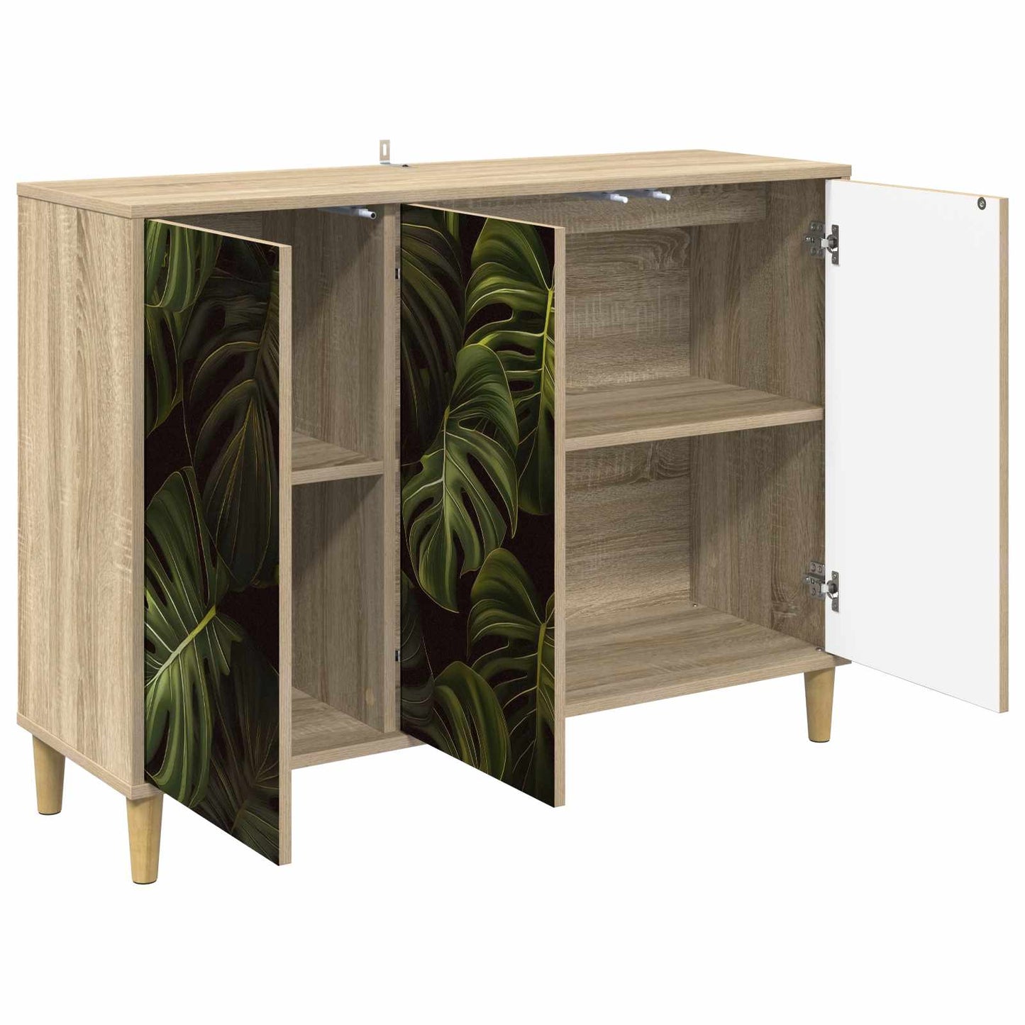 Sideboard ELBURG Sonoma 102 x 33 x 75 cm Engineered Wood