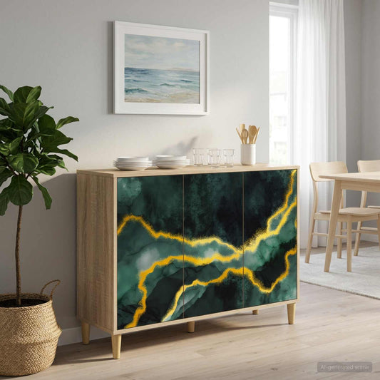 Sideboard WIJHE Sonoma 102 x 33 x 75 cm Engineered Wood