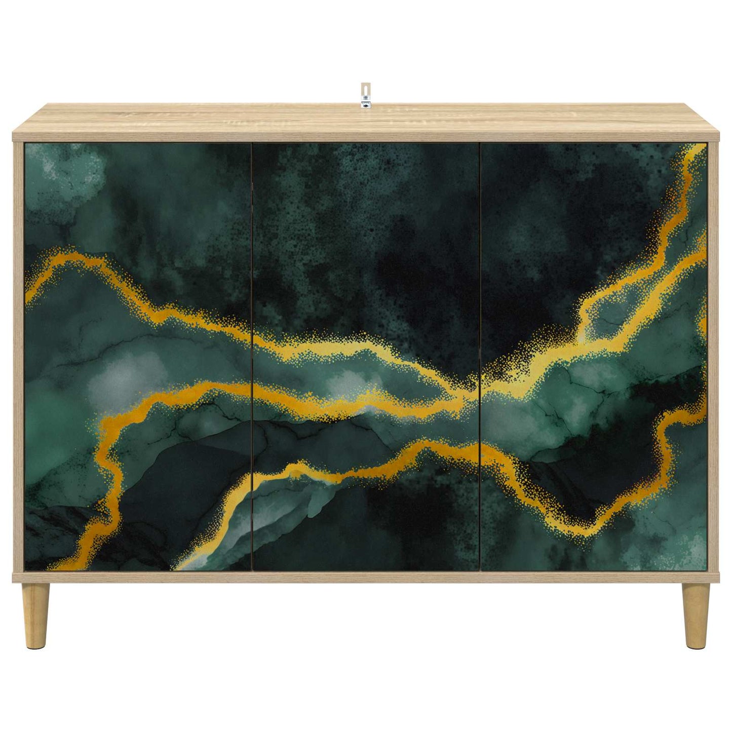 Sideboard WIJHE Sonoma 102 x 33 x 75 cm Engineered Wood