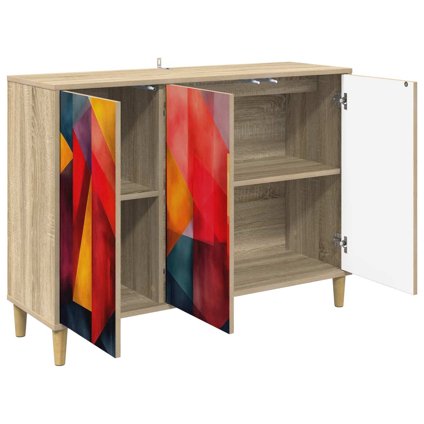 Sideboard HEESCH Sonoma 102 x 33 x 75 cm Engineered Wood